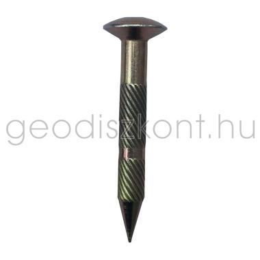 Survey bolt with lens head and centring, 50mm