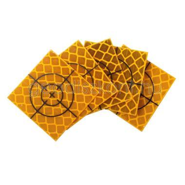 Yellow reflective target sheets