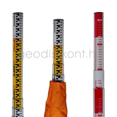 fiberglass levelling staff, 7m, 0,5 cm